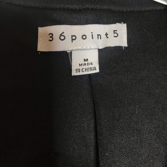 36 Point 5 Black & White Jacket w/ Red Stripes🖤❤️🖤❤️ - Picture 5 of 9